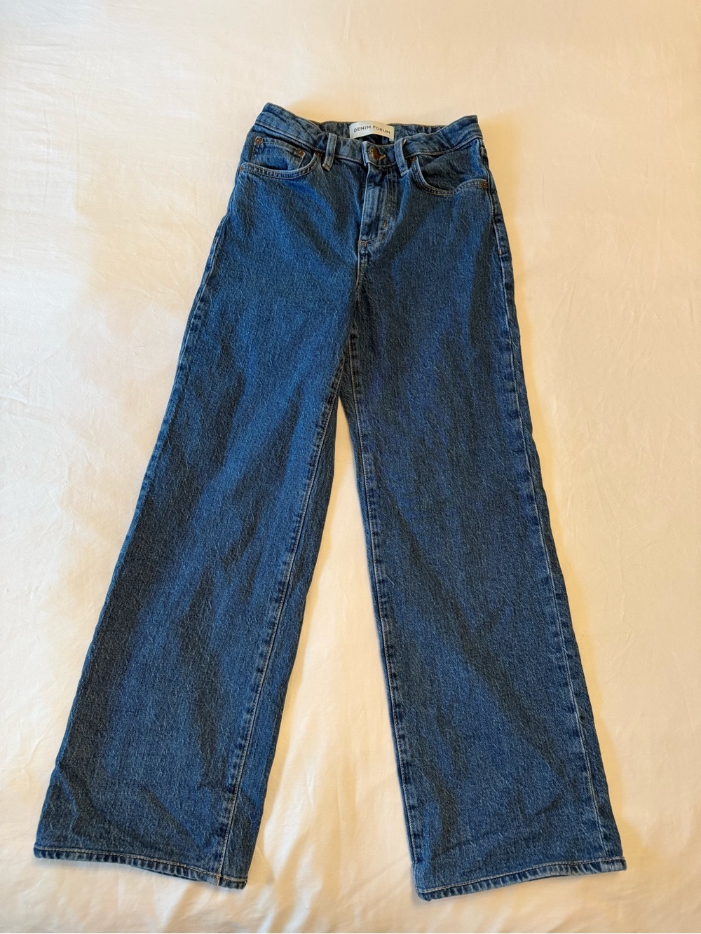 Denim Forum The Arlo High-Rise Straight Jeans